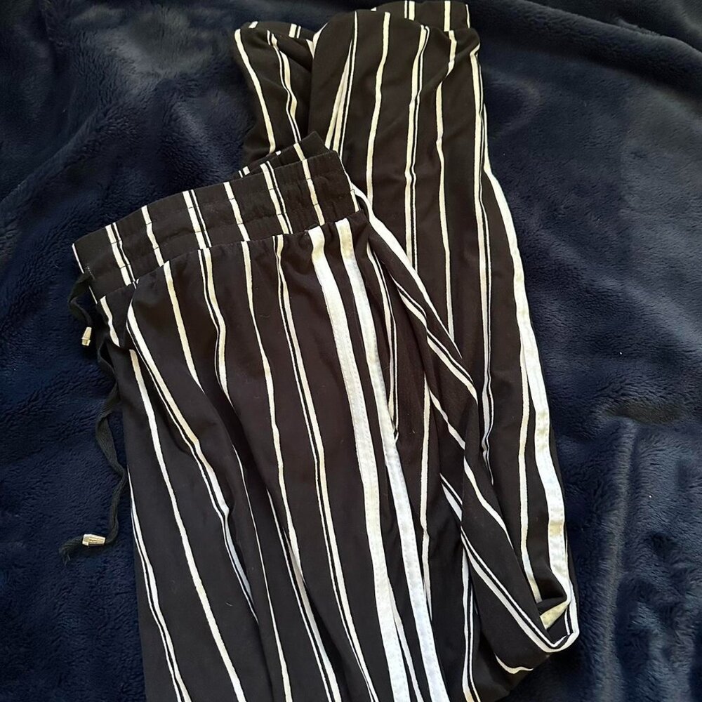 striped pants